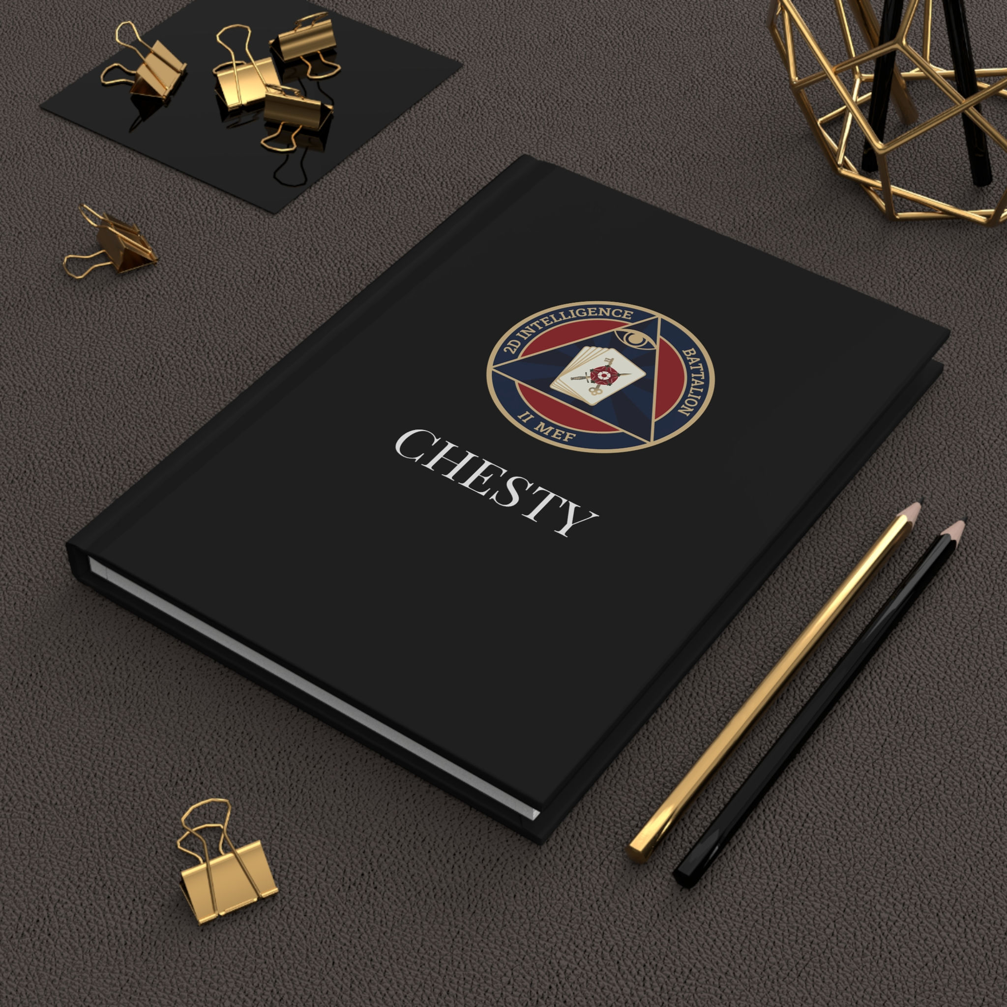 2D INTEL BN (2d Intelligence Battalion) Personalizable Hardcover Journal Matte
