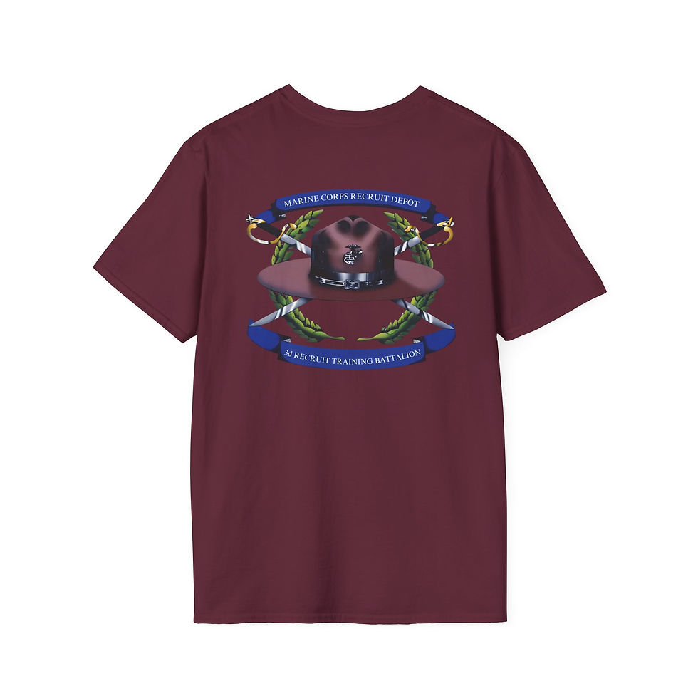Thumbnail: 3D RECRUIT TRAINING BATTALION (RTB 3), RECRUIT TRNG REG, Marine Corps T-Shirt
