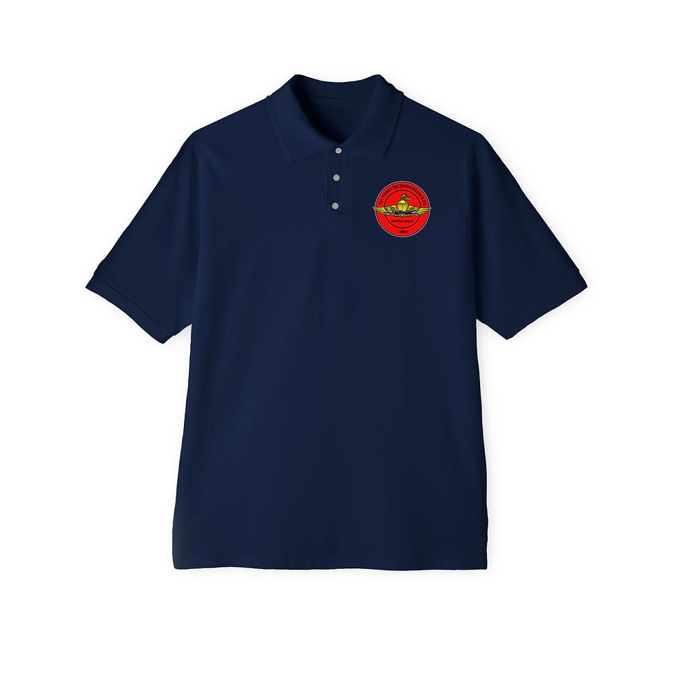 1ST FORECON (1st Force Reconnaissance Company), USMC, Men's Piqué Polo