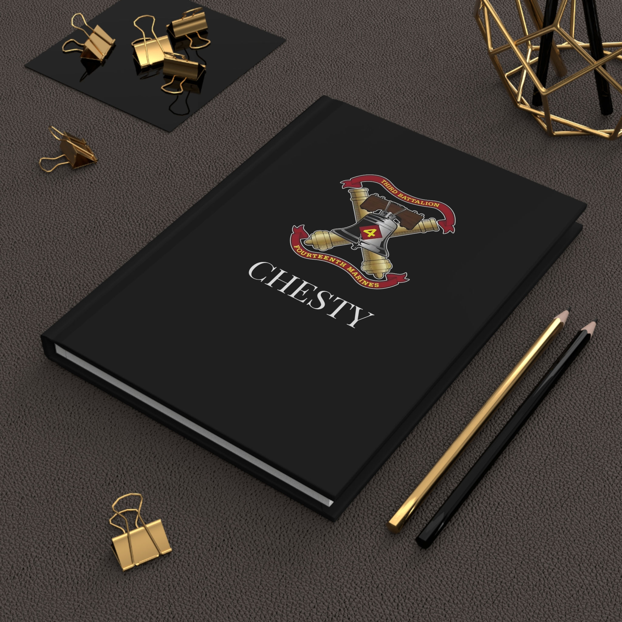 3/14 (3d Battalion 14th Marines) Personalizable Hardcover Journal Matte