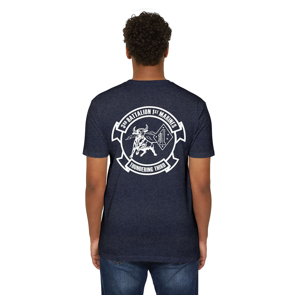 Thumbnail: 3/1 (3d Battalion 1st Marines / 3d Bn 1st Mar) 1ST MAR DIV, Marine Corps T-Shirt