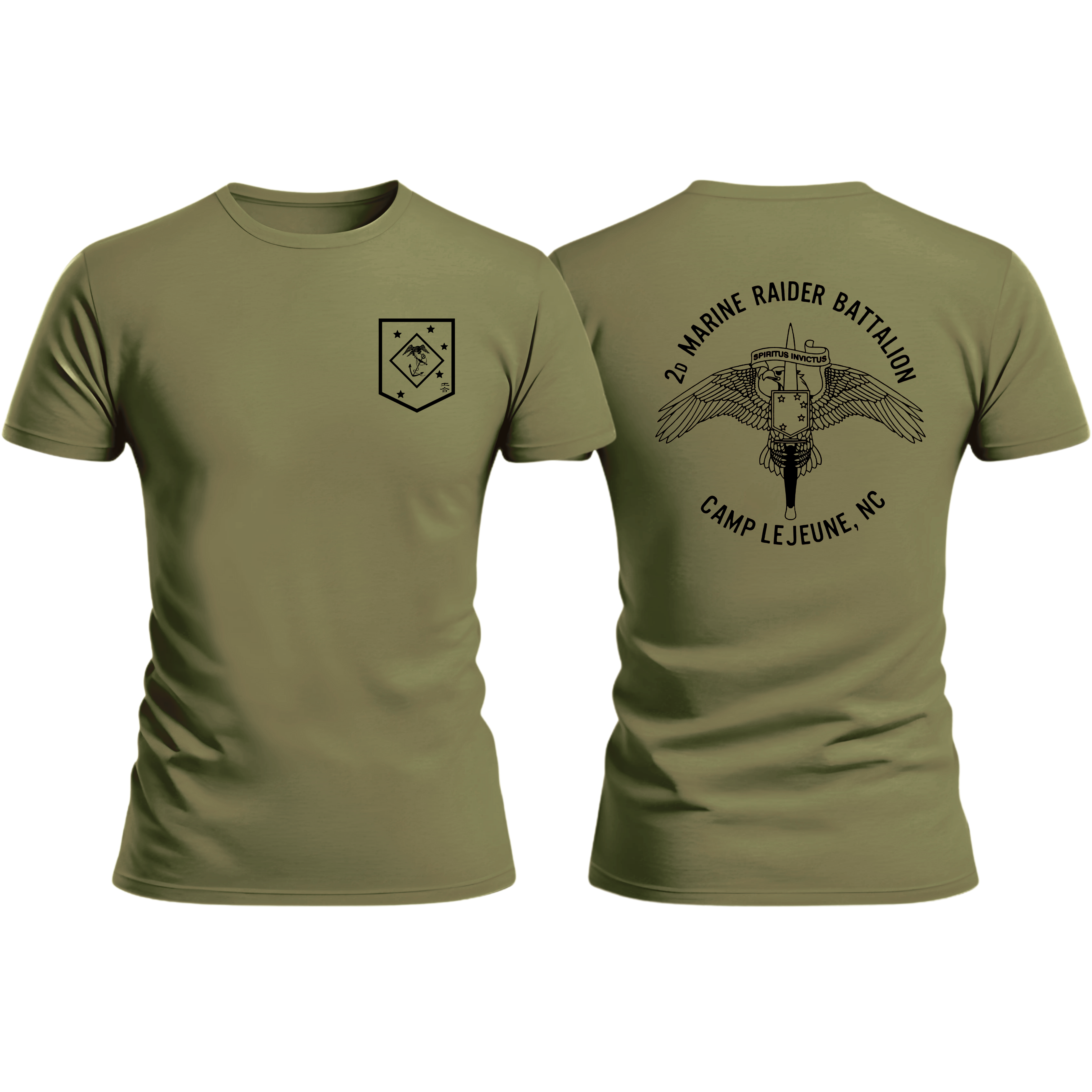 2d Marine Raider BN, Marine Raider Reg (Tactical), MARSOC Marine Corps T-Shirt