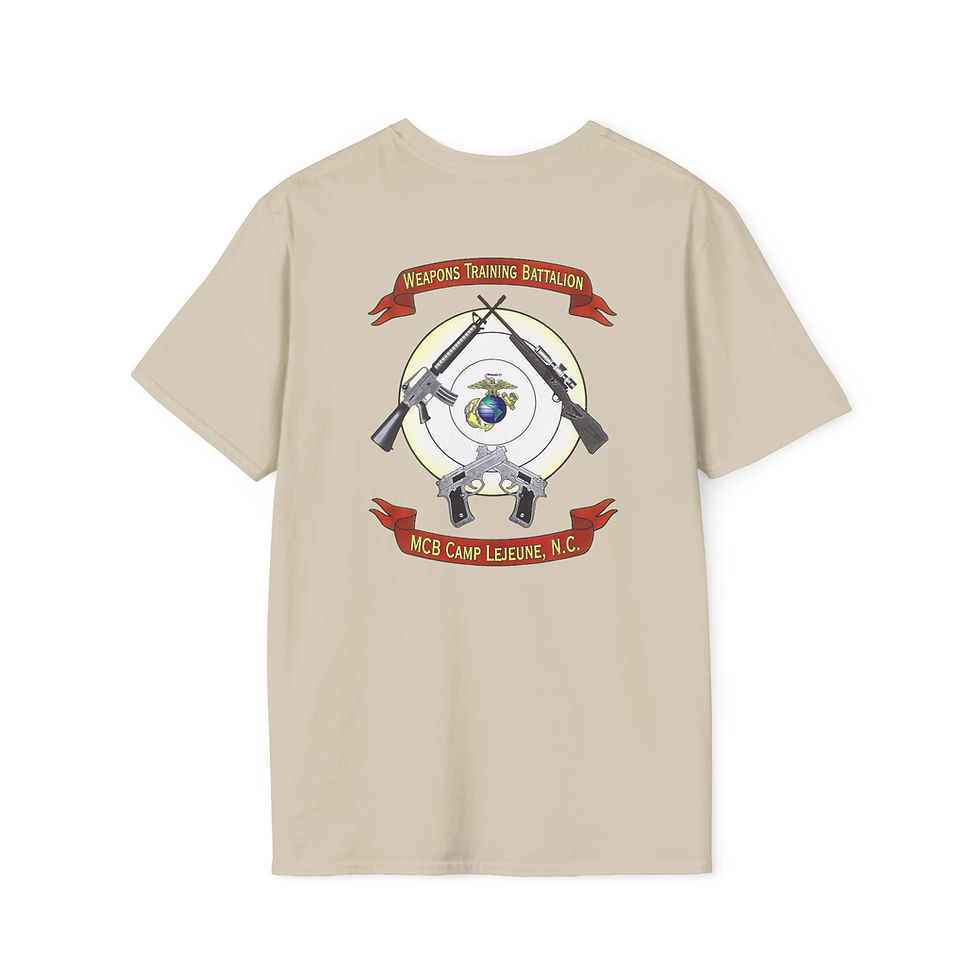 Thumbnail: WEAPONS TRAINING BN (WTB), TRNG COM, Marine Corps T-Shirt 