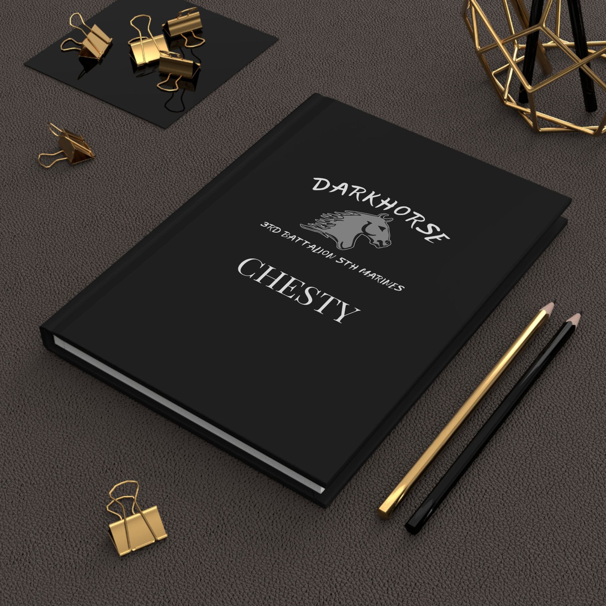 3/5 (3d Battalion 5th Marines "DARKHORSE")Personalizable Hardcover Journal Matte