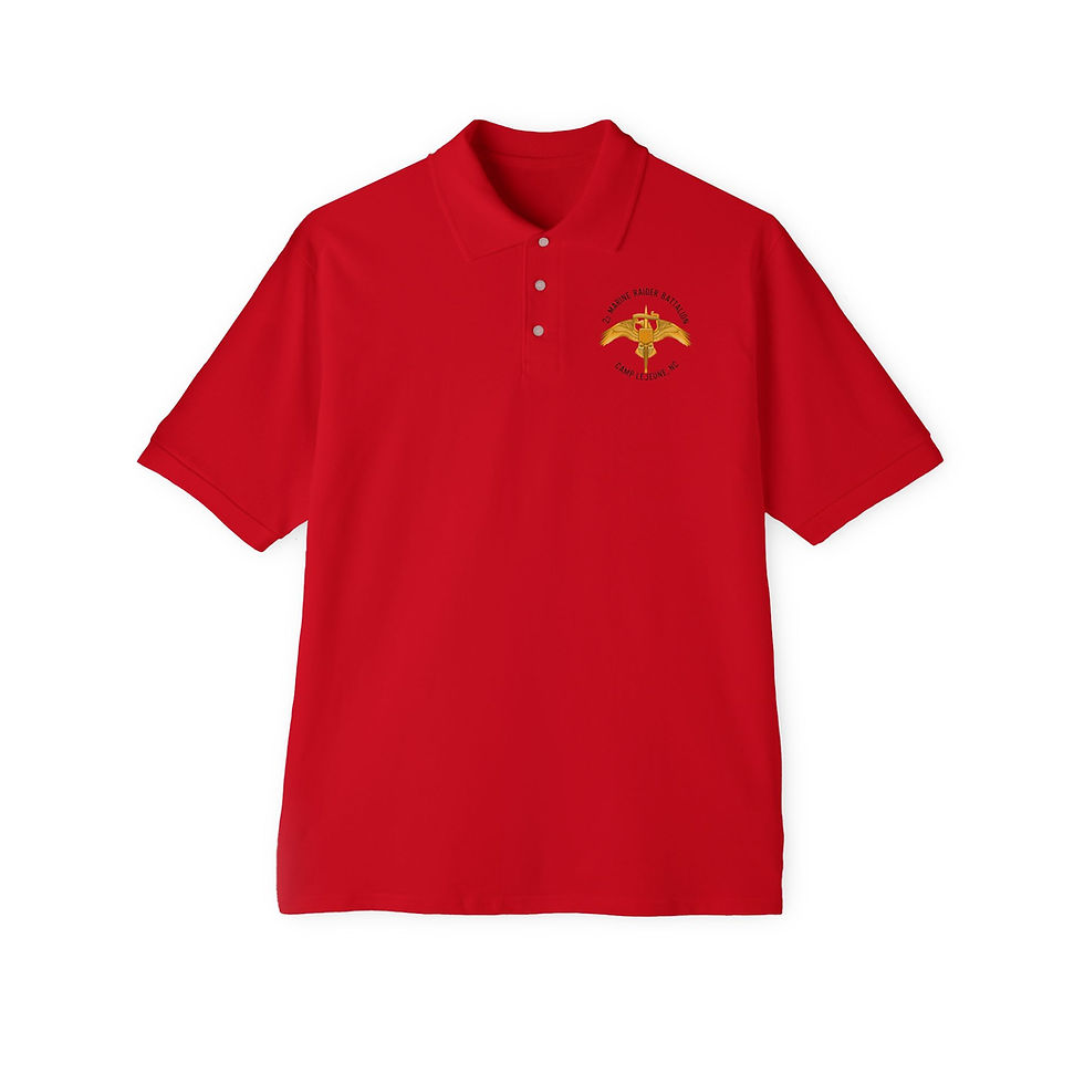 Thumbnail: MARSOC (2d Marine Raider Battalion/2D MRB), USMC, Men's Piqué Polo