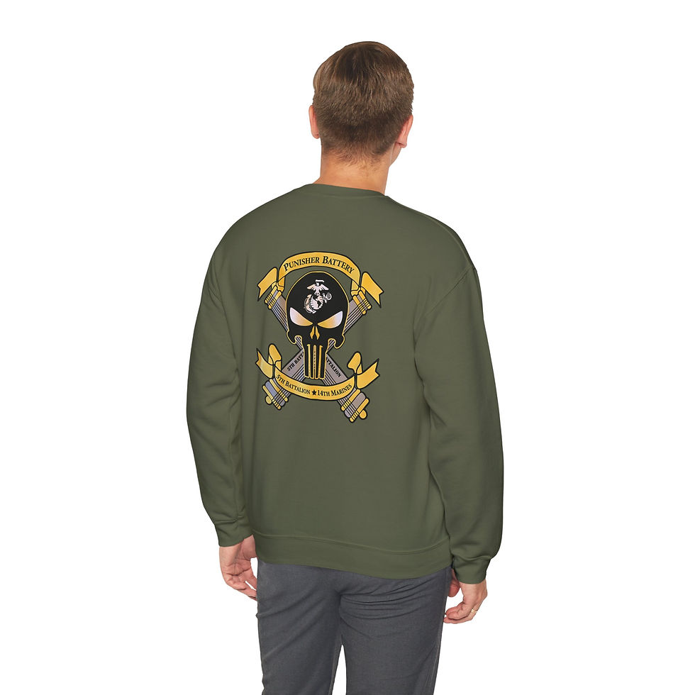 Thumbnail: 5/14 (5th Battalion 14th Marines "PUNISHER BATTERY"), USMC, Marine Corps Sweater