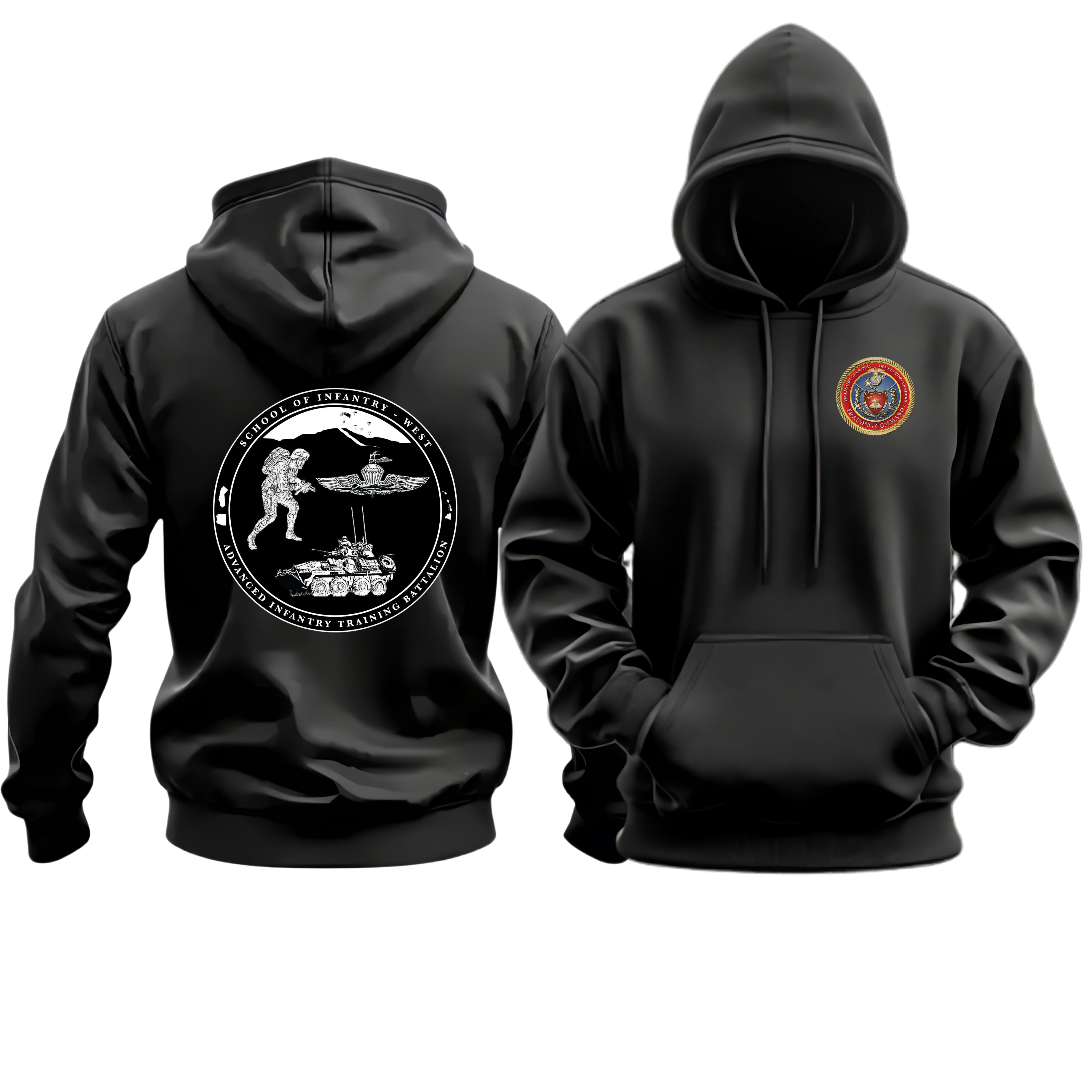 AITB-WEST (Advanced Infantry Training Battalion) TRNG COM, Marine Corps Hoodie