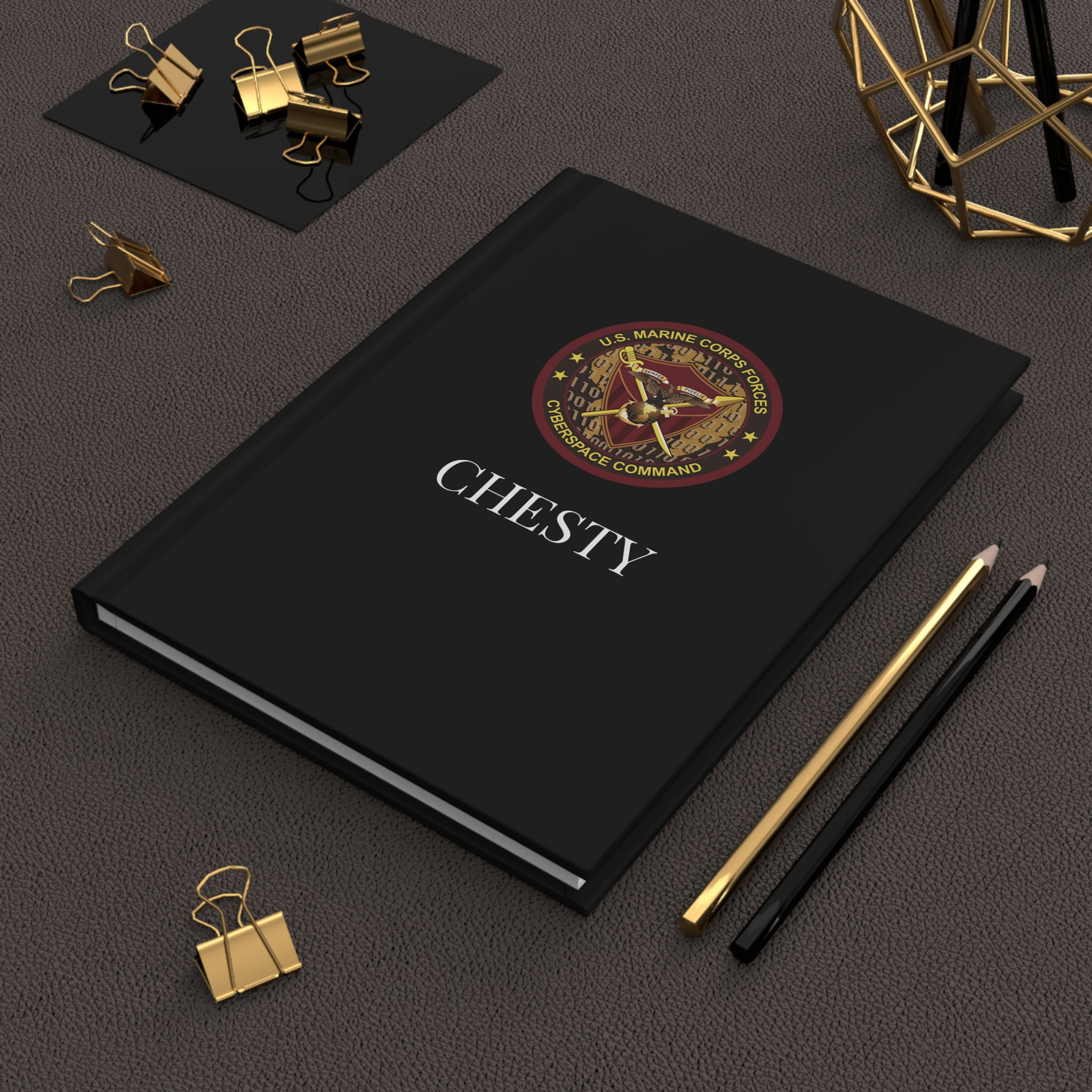 MARFORCYBER Personalizable Hardcover Journal Matte