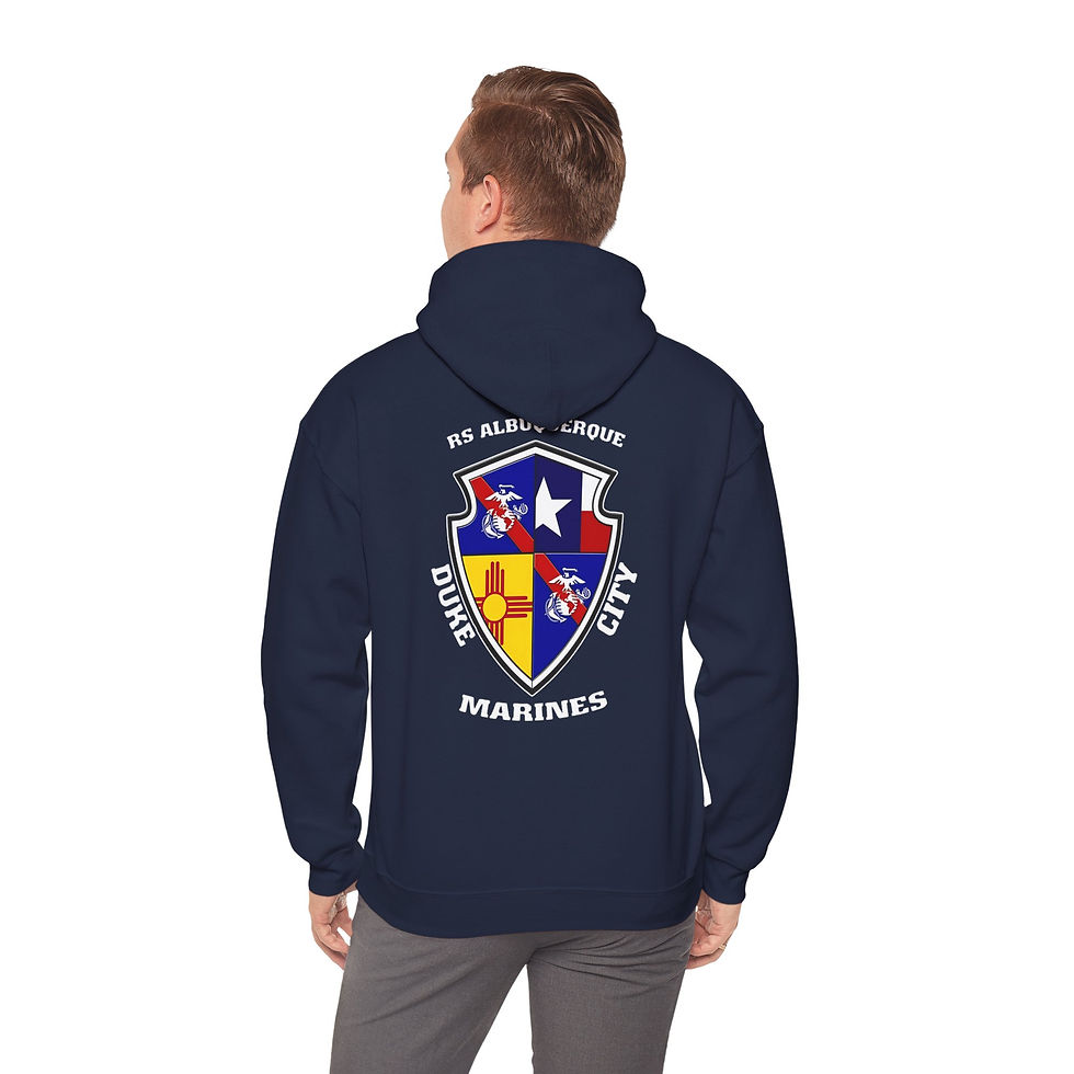 Thumbnail: RS ALBUQUERQUE (Recruiting Station Albuquerque, NM), MCRC, Marine Corps Hoodie