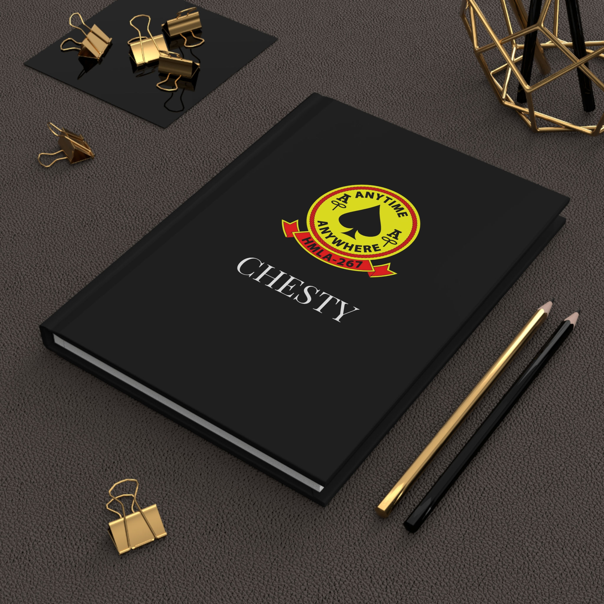 HMLA-267 Personalizable Hardcover Journal Matte