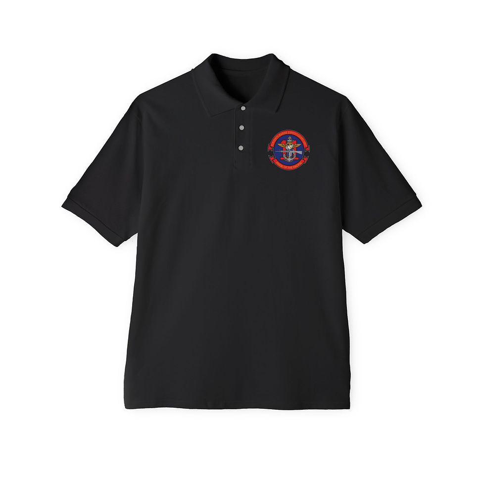 11TH MEU (11th Marine Expeditionary Unit), USMC, Men's Piqué Polo