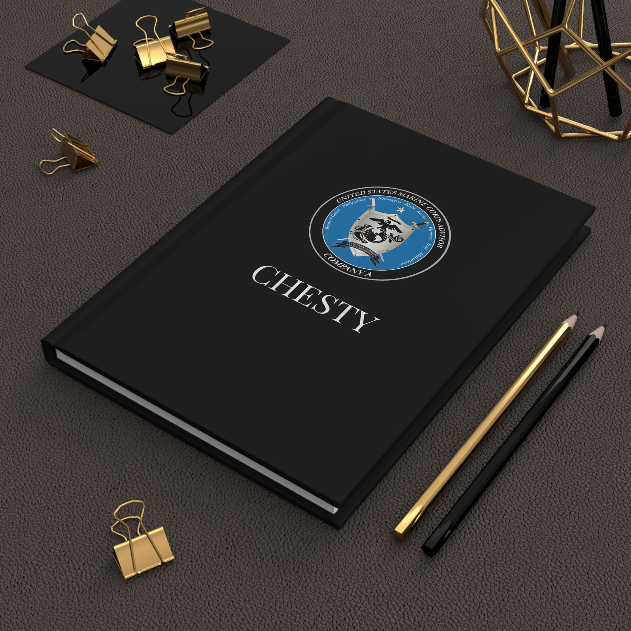 MCAC A (Marine Corps Advisor Company A) Personalizable Hardcover Journal Matte