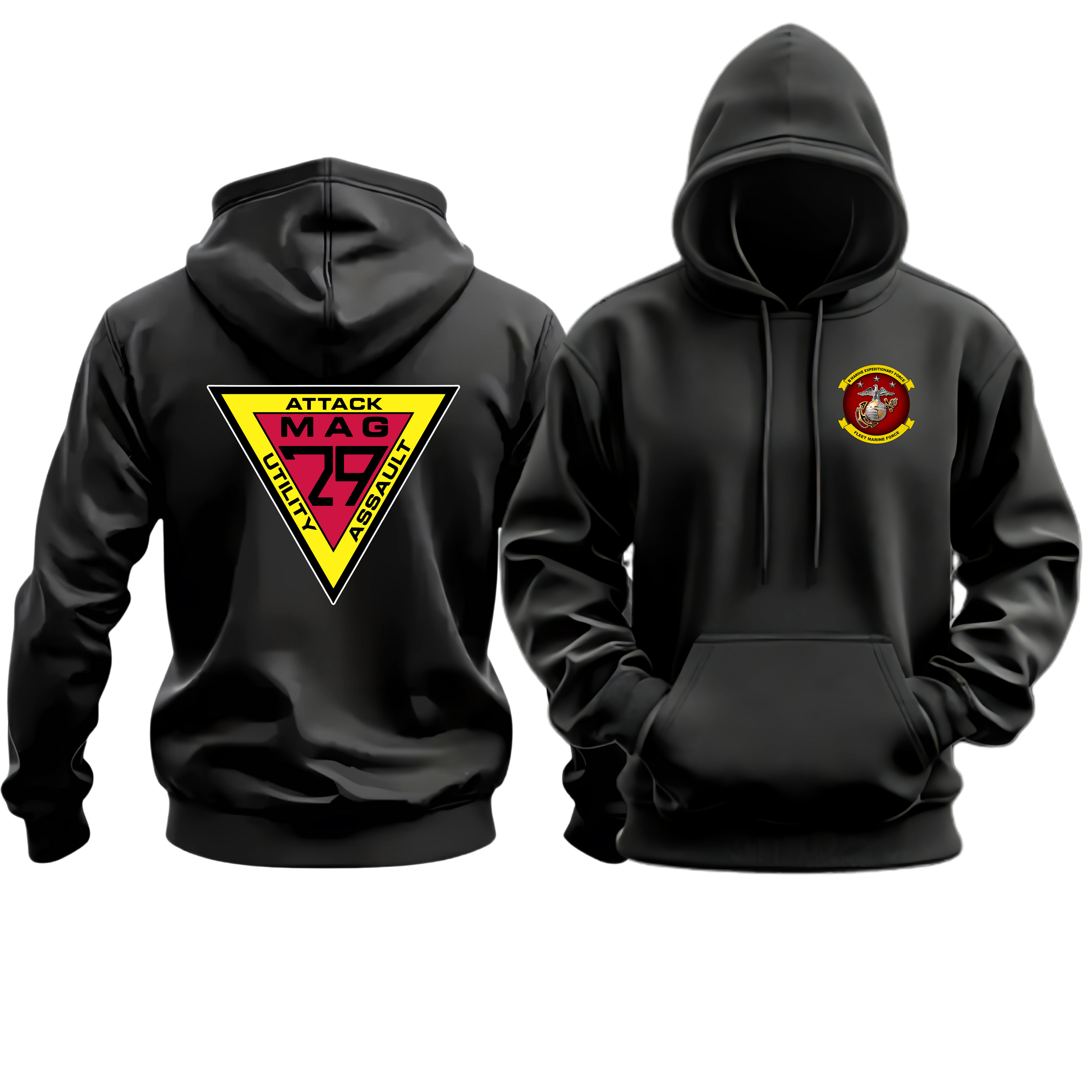 MAG-29 (MARINE AIRCRAFT GROUP 29), II MEF, MARINE CORPS HOODIE