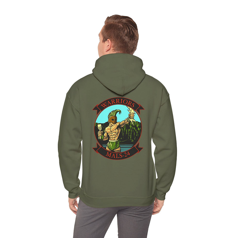 Thumbnail: MALS-24 (MARINE AVIATION LOGISTICS SQUADRON 24), MAG-24, MARINE CORPS HOODIE