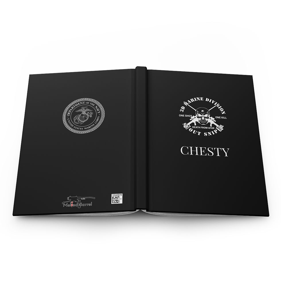 Thumbnail: Scout Sniper Plt (STA PLT/3d Mar Div Tac) Personalizable Hardcover Journal Matte