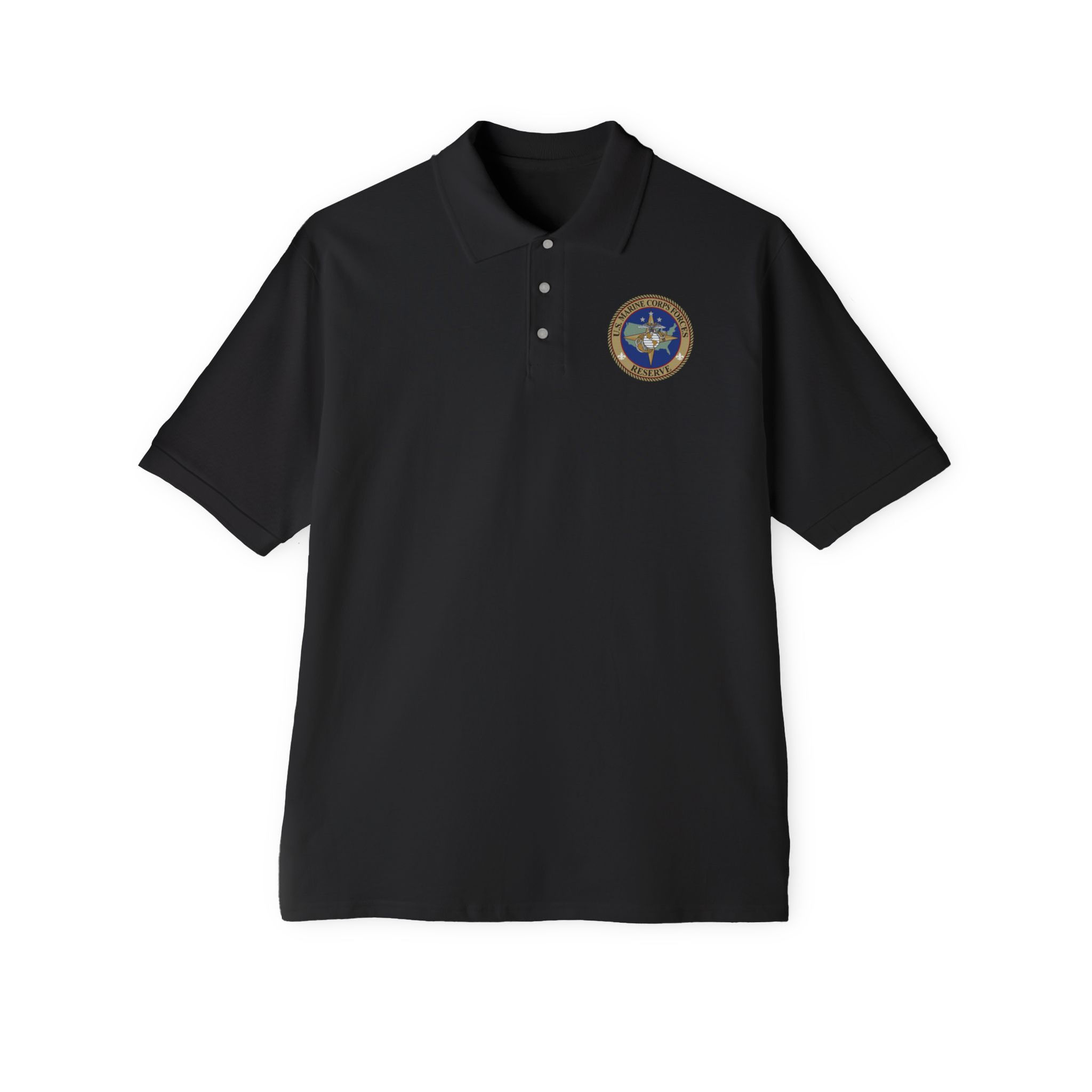 MFR/MARFORRES (Marine Forces Reserve), USMC, Men's Piqué Polo