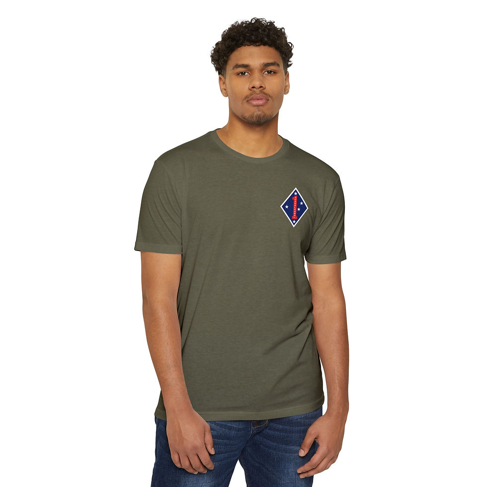 Thumbnail: 3/1 (3d Battalion 1st Marines "Balls of..."), 1st Mar Div, Marine Corps T-Shirt