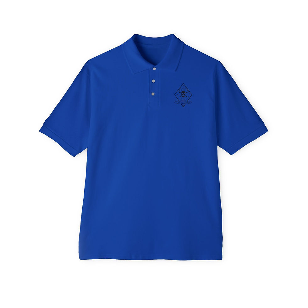 Thumbnail: 1ST RECON BN (1st Reconnaissance Battalion Tactical), USMC, Men's Piqué Polo
