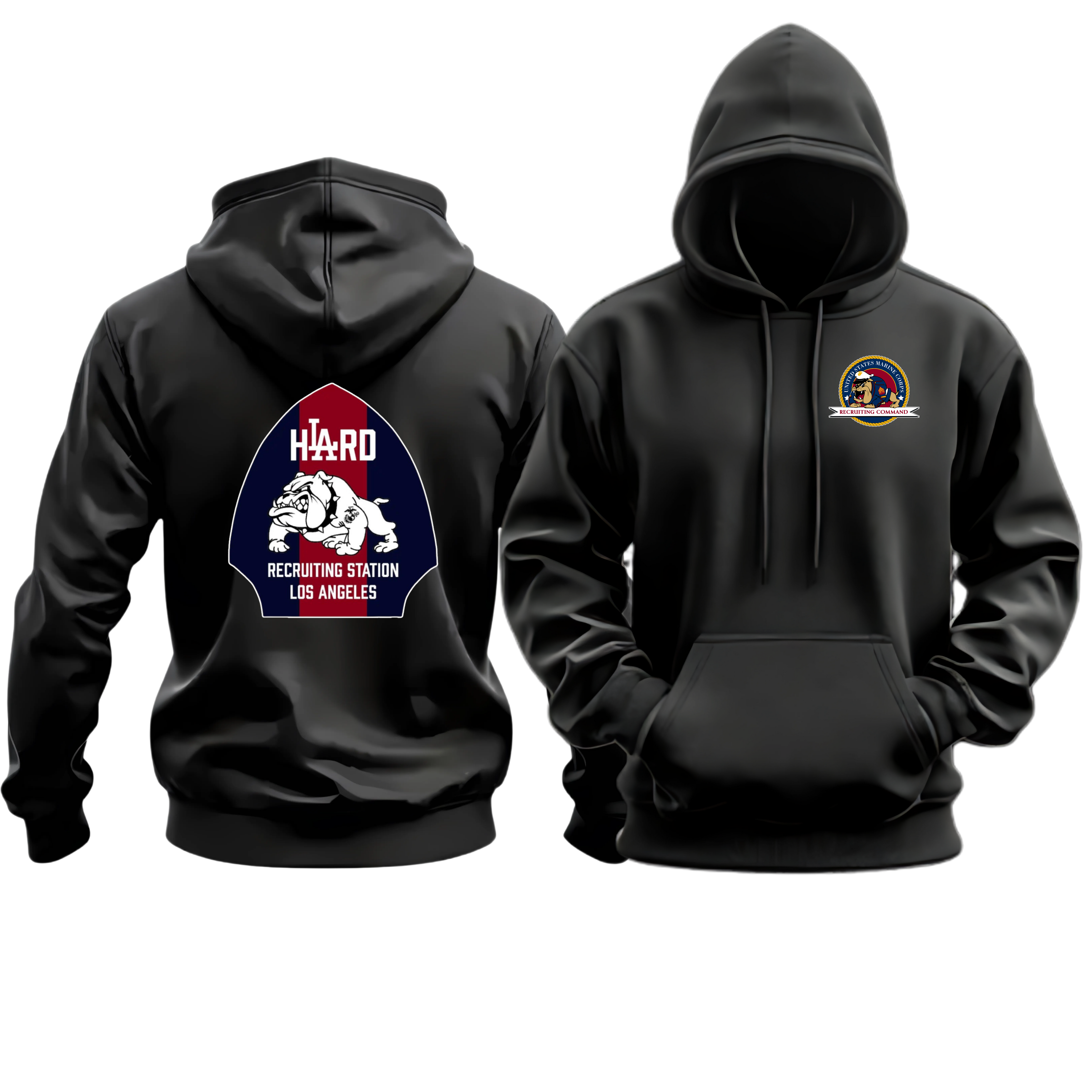 RS LOS ANGELES (Recruiting Station Los Angeles, CA), MCRC, Marine Corps Hoodie