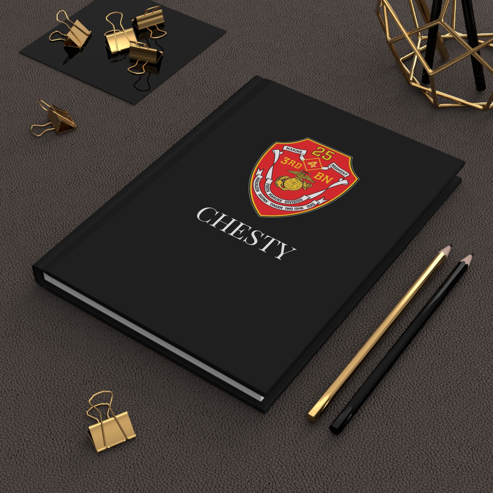 3/25 (3d Battalion 25th Marines) Personalizable Hardcover Journal Matte