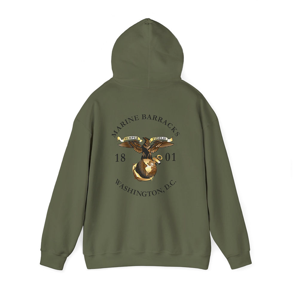 Thumbnail: 8TH & I (Marine Barracks/Ceremonial Guard Co.), USMC, Marine Corps Hoodie