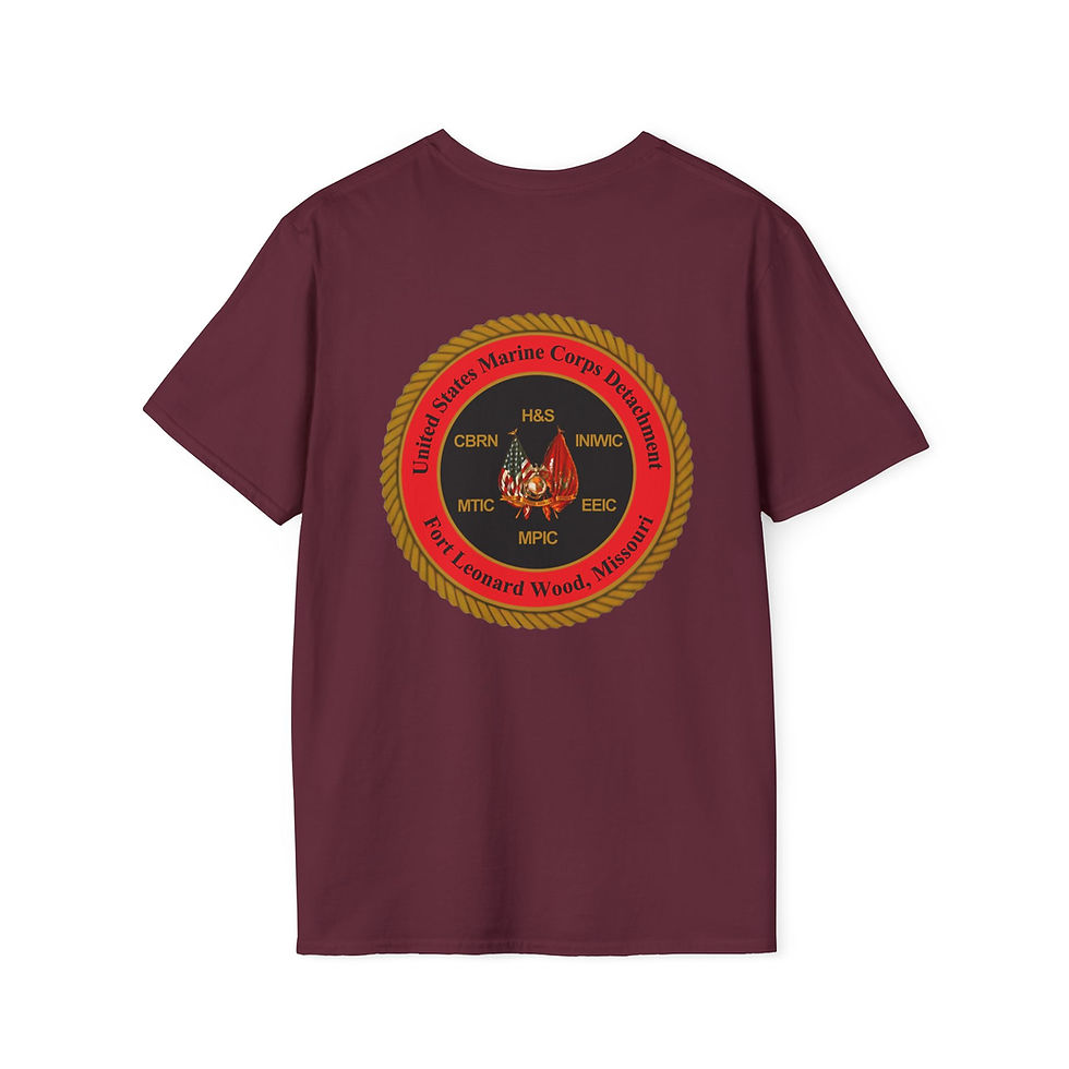 Thumbnail: MARDET Fort Leonard Wood, MO (MARDET FLW), TRNG COM, Marine Corps T-Shirt 