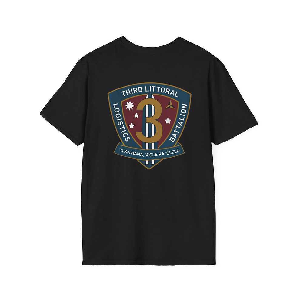 Thumbnail: 3D LLB (3d Littoral Logistics Battalion), 3D MAR DIV, Marine Corps T-Shirt 