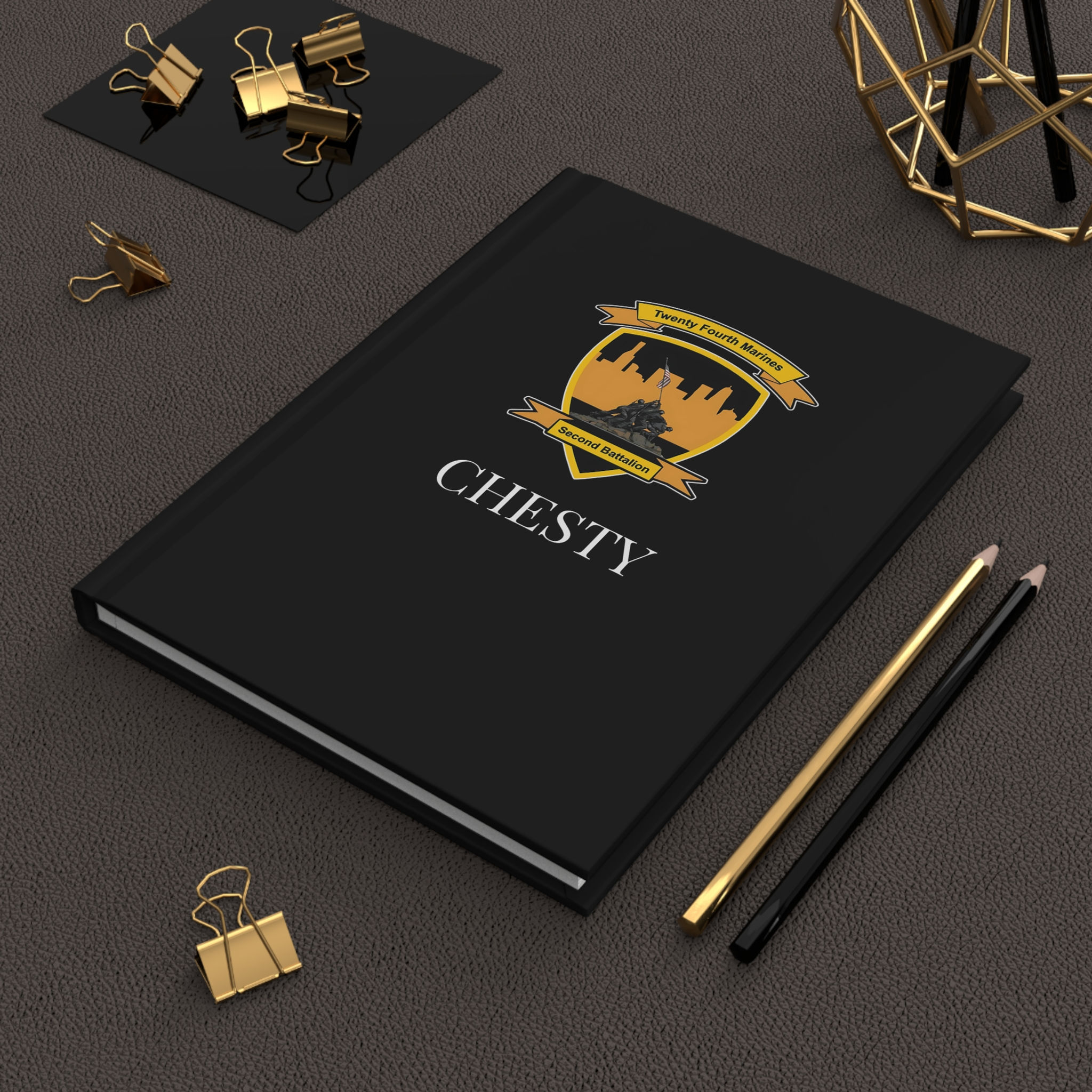 2/24 (2d Battalion 24th Marines) Personalizable Hardcover Journal Matte
