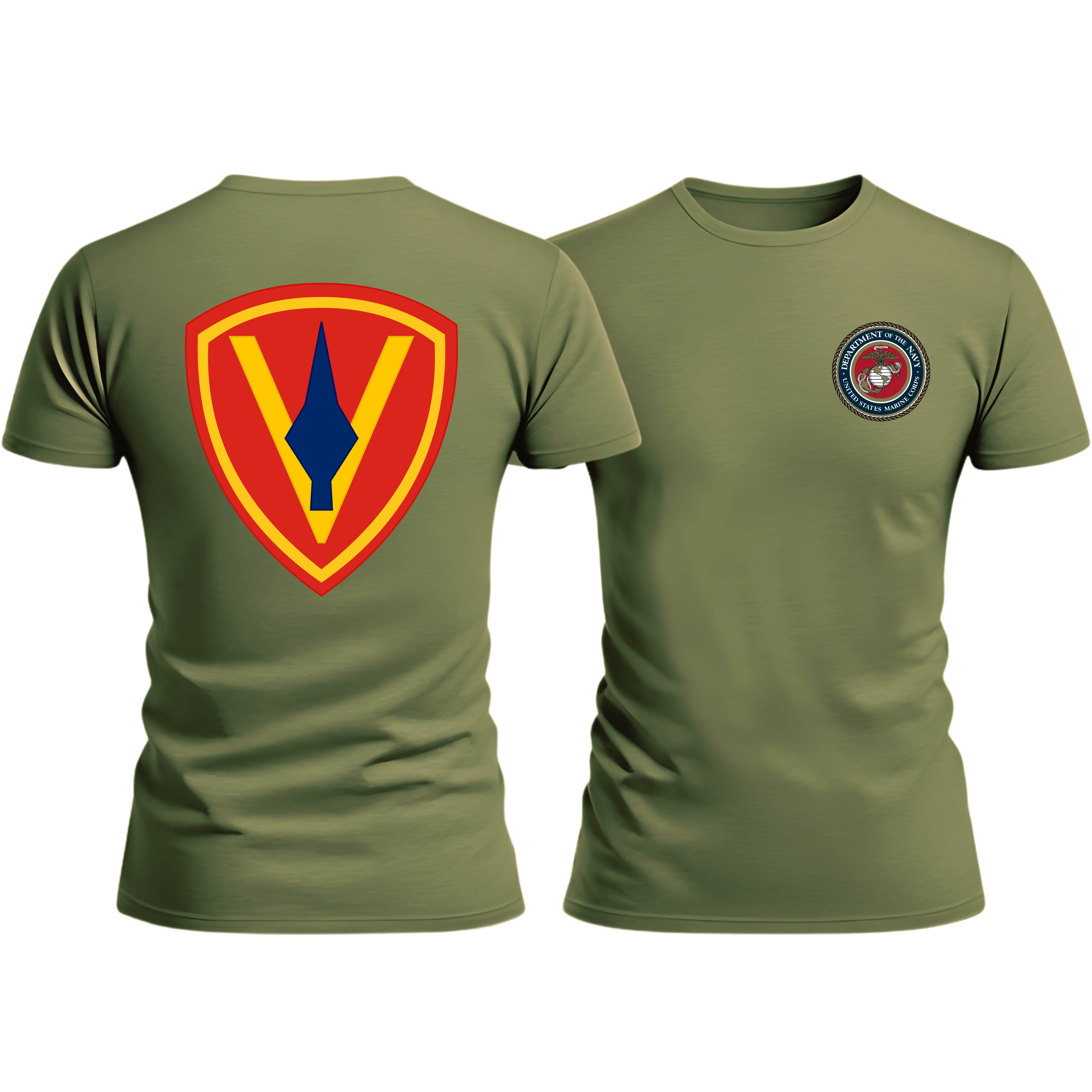 5TH MAR DIV (5th Marine Division), USMC, Marine Corps T-Shirt