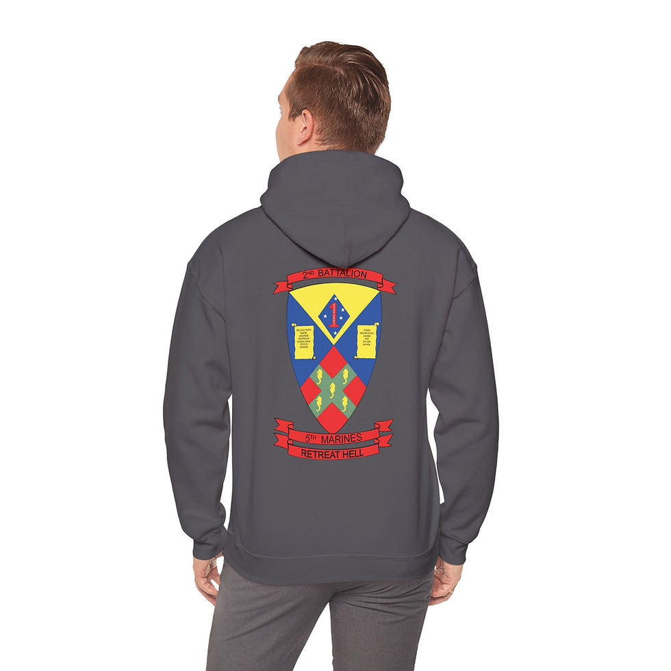 Thumbnail: 2/5 (2D BATTALION 5TH MARINES), 1ST MAR DIV, MARINE CORPS HOODIE