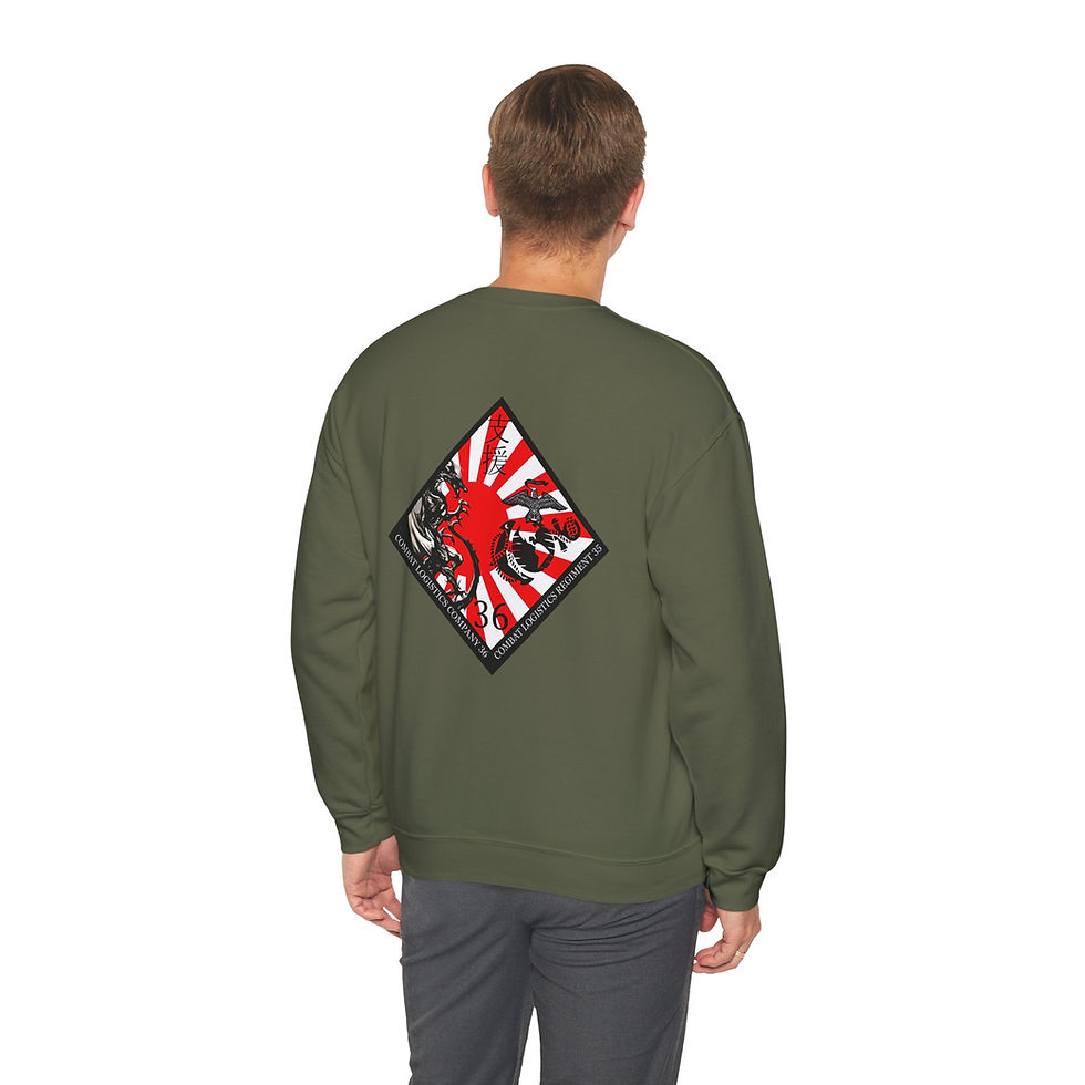 Thumbnail: CLC-36 (Combat Logistics Company 36), USMC, Marine Corps Sweater
