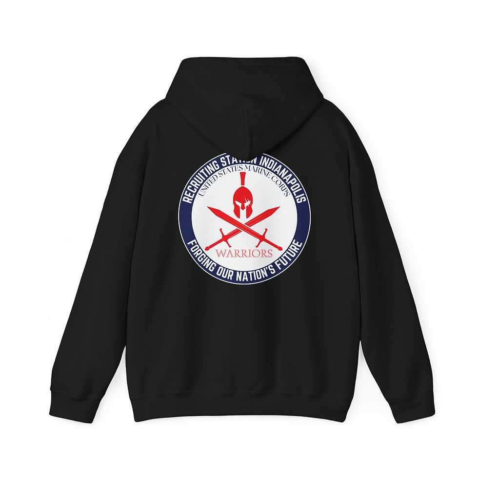 Thumbnail: RS INDIANAPOLIS (Recruiting Station Indianapolis), 9TH MCD, Marine Corps Hoodie