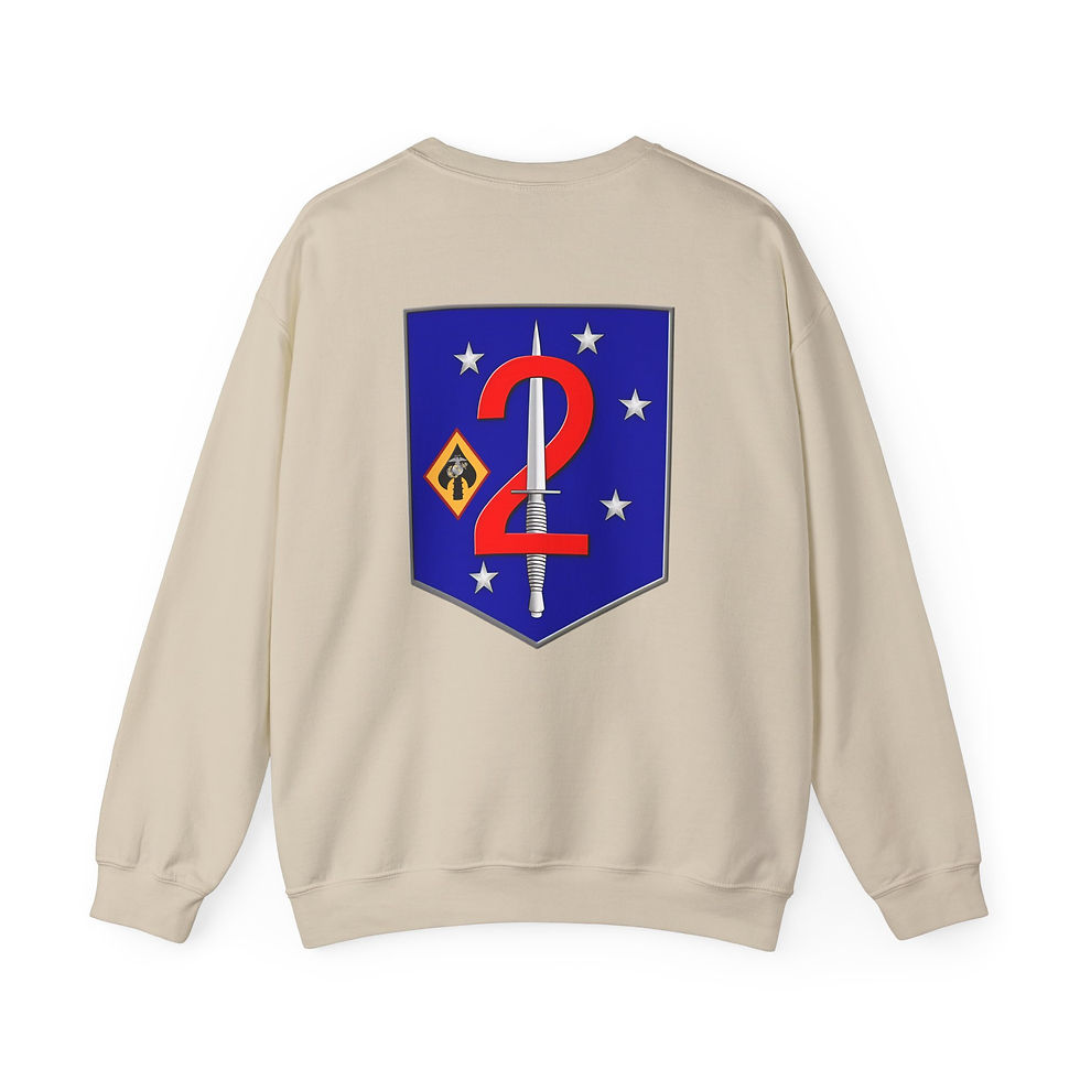 Thumbnail: 2D MRSB (2d Marine Raider Support Battalion), USMC, MARSOC Marine Corps Sweater
