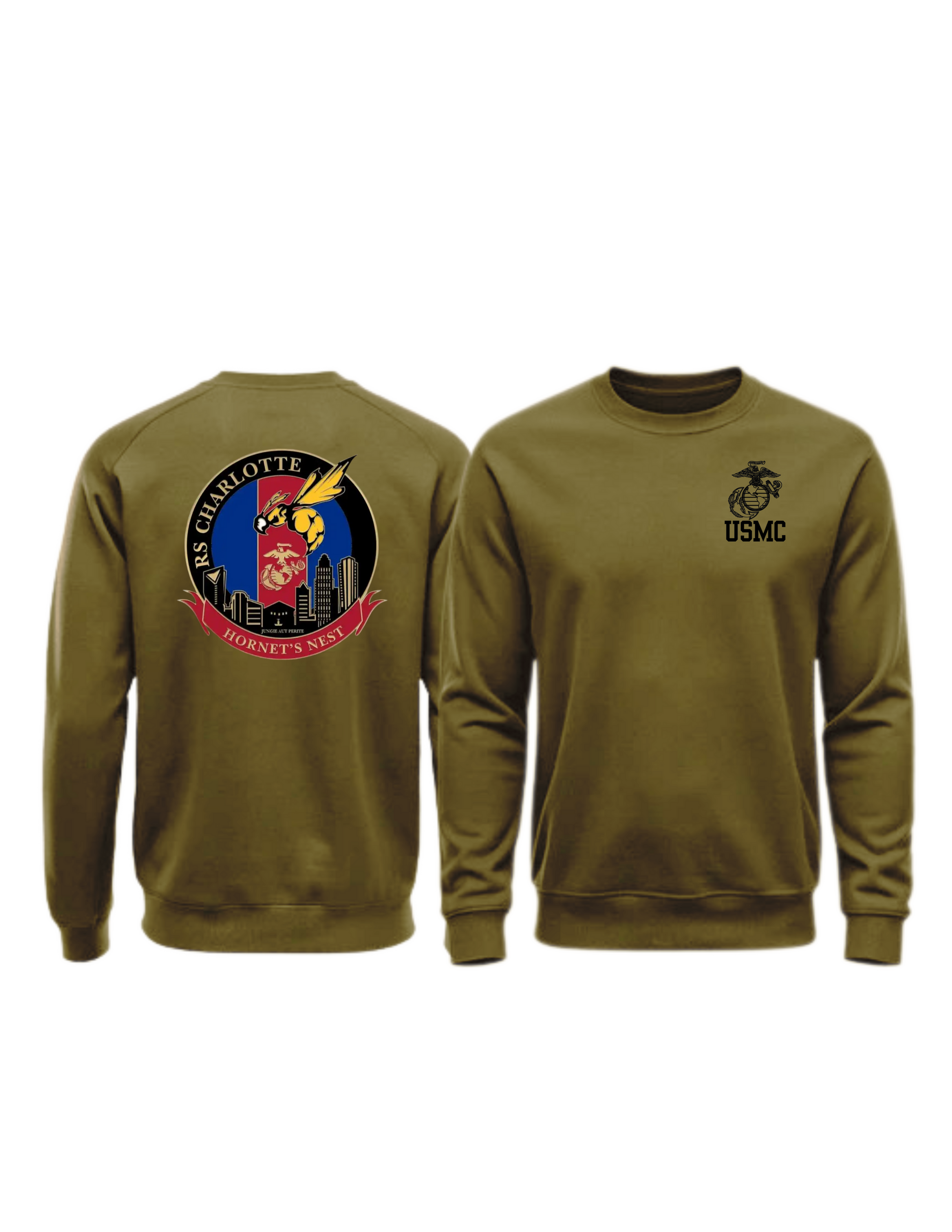 RS CHARLOTTE, USMC, Marine Corps Sweater