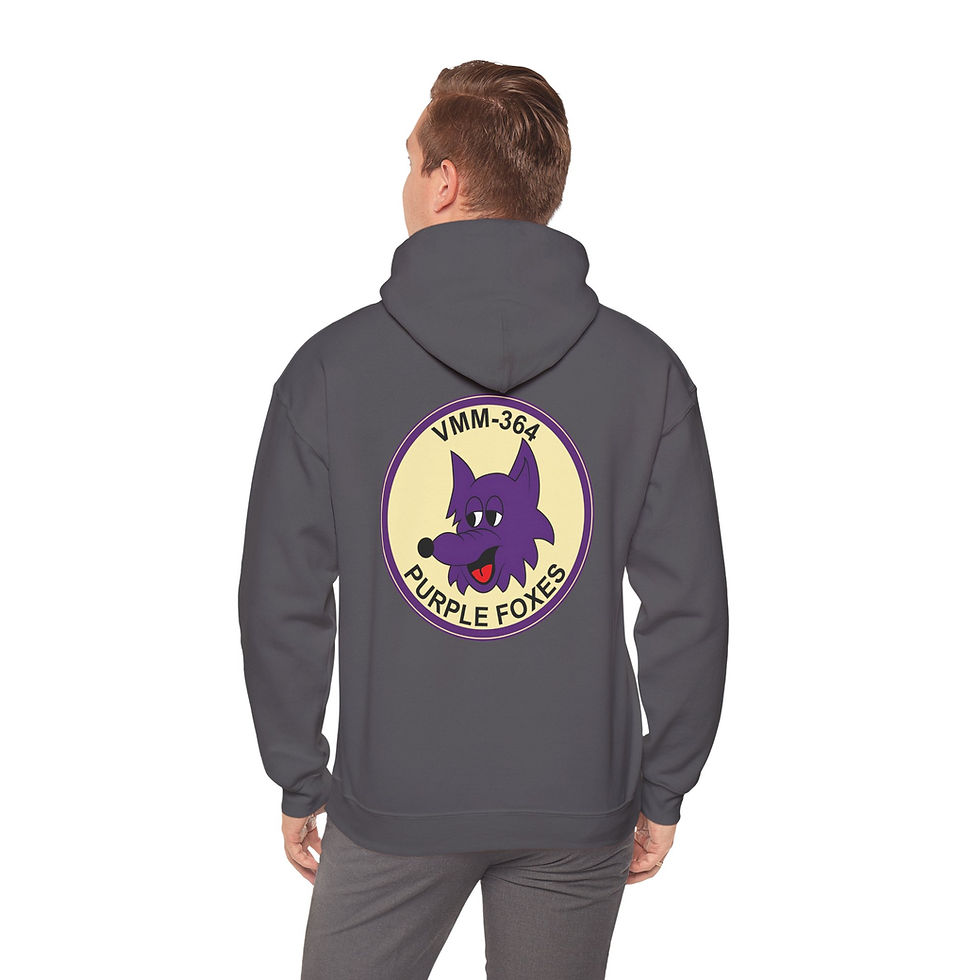 Thumbnail: VMM-364 (MARINE MEDIUM TILTROTOR SQUADRON 364), 3RD MAW, MARINE CORPS HOODIE