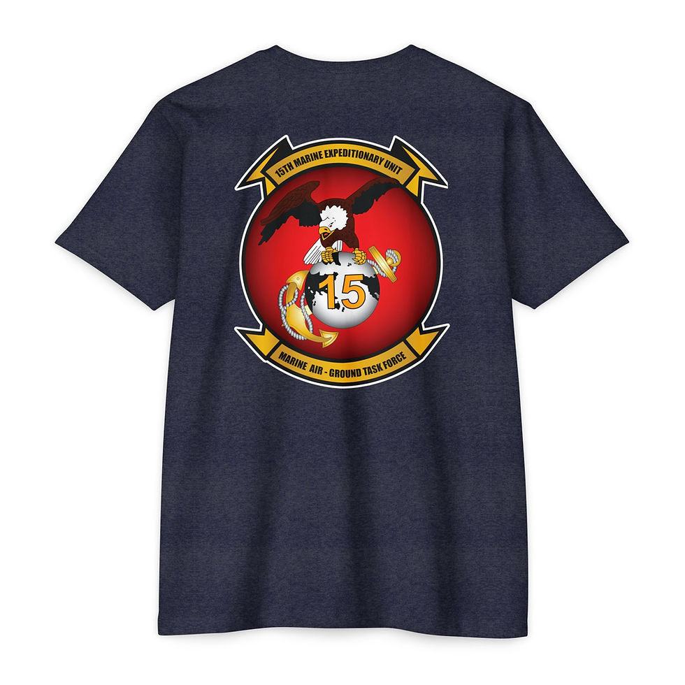 Thumbnail: 15th MEU (Marine Expeditionary Unit), I MEF, Marine Corps T-Shirt