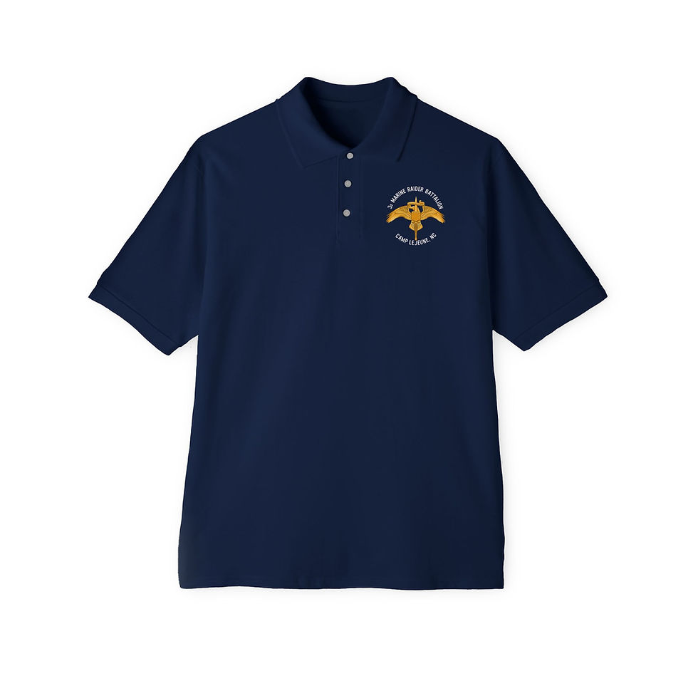 Thumbnail: MARSOC (3d Marine Raider Battalion/3D MRB), USMC, Men's Piqué Polo