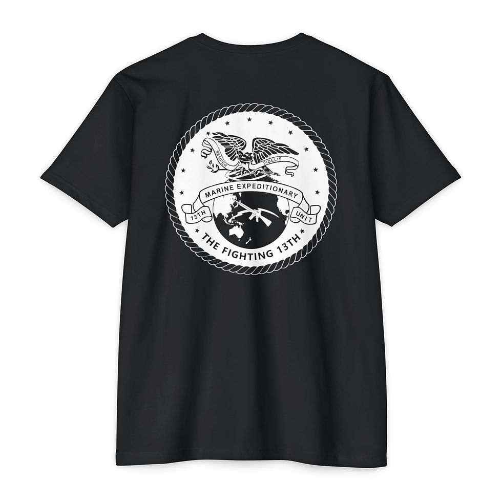 Thumbnail: 13th MEU (13th Marine Expeditionary Unit Tac), I MEF, Marine Corps T-Shirt