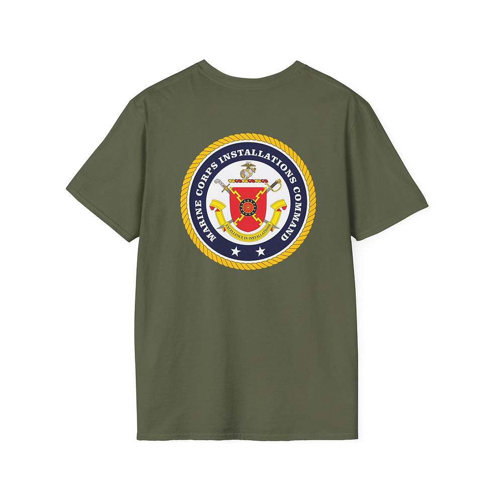 Thumbnail: MARINE CORPS INSTALLATIONS COMMAND (MCICOM), USMC, Marine Corps T-Shirt 