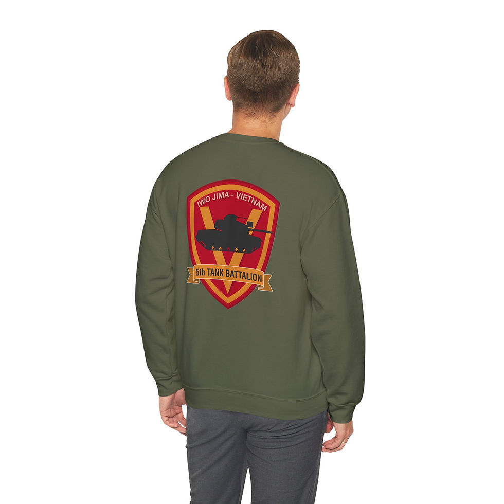 Thumbnail: 5TH TANKS (5th Tank Battalion), USMC, Marine Corps Sweater