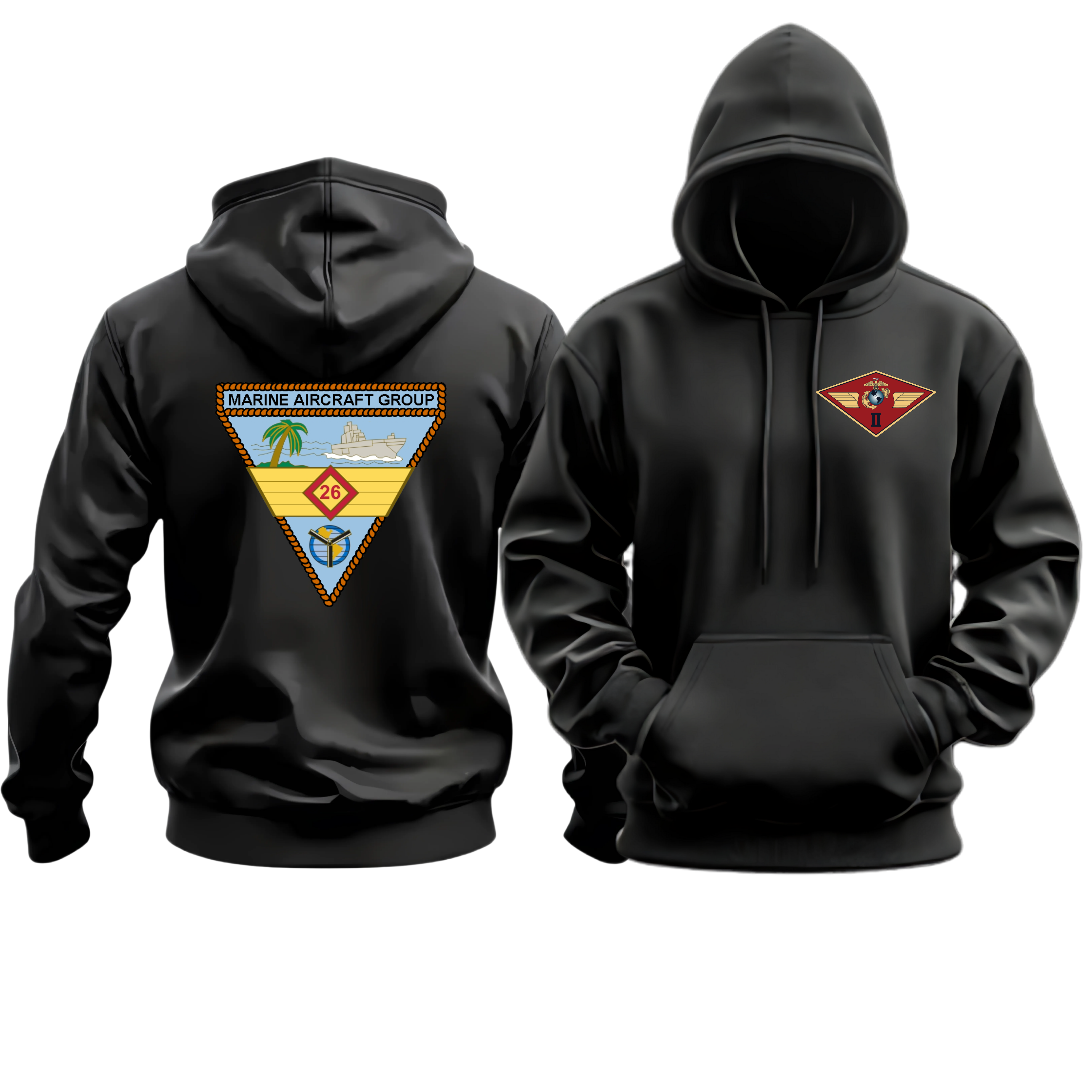 MAG-26 (MARINE AIRCRAFT GROUP 26), 2ND MAW, MARINE CORPS HOODIE
