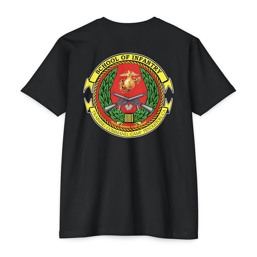 Thumbnail: SOI-WEST (School of Infantry - West - Pendleton), TECOM, Marine Corps T-Shirt