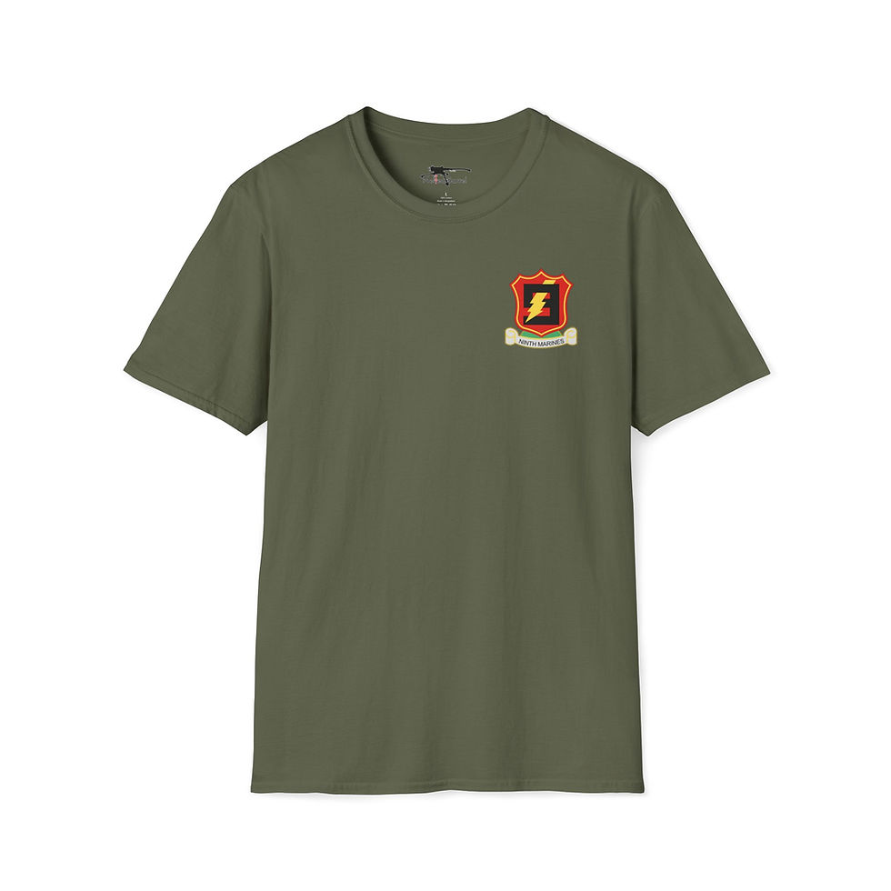 Thumbnail: 2/9 (Throwback), 9TH MAR REG, Marine Corps T-Shirt 