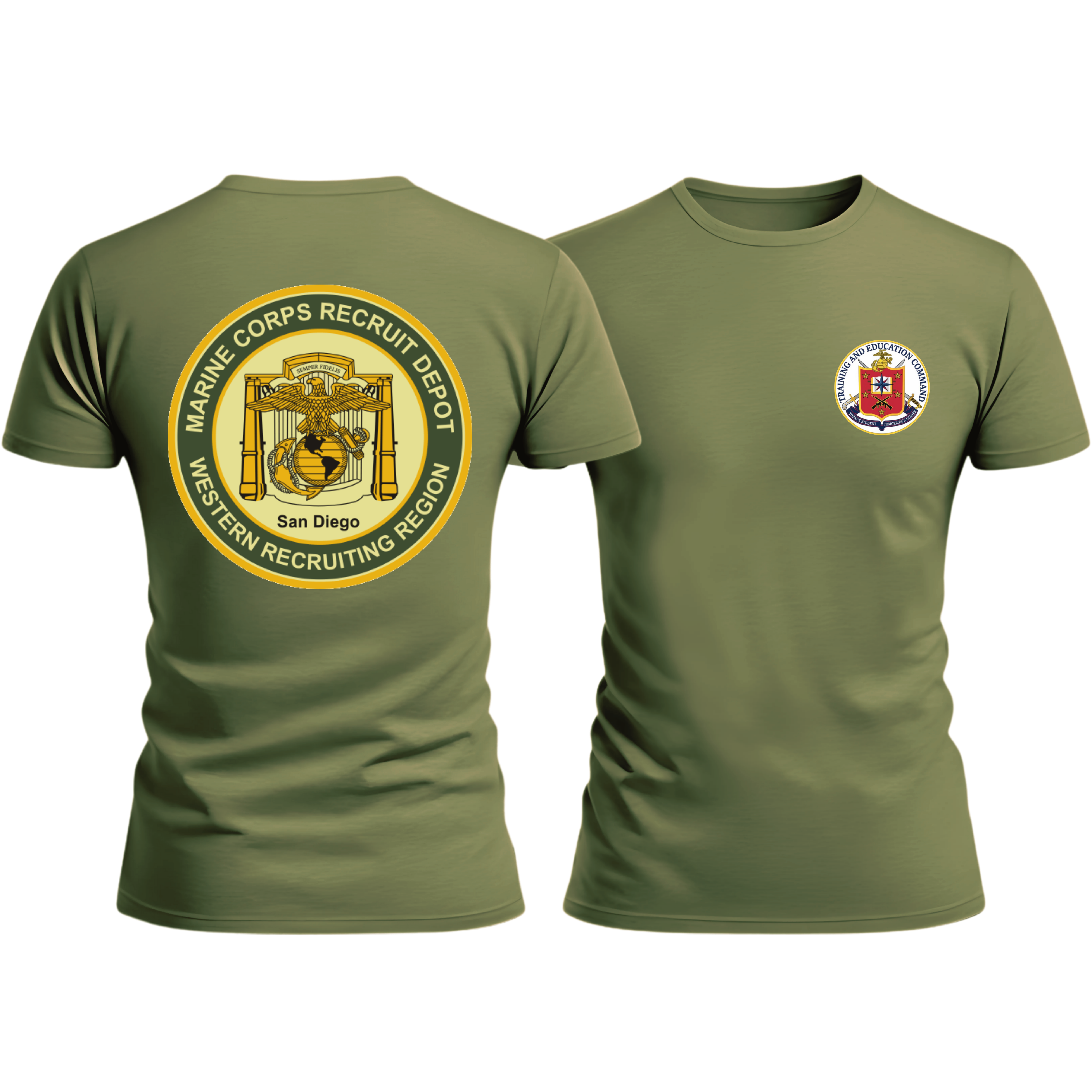 MARINE CORPS RECRUIT DEPOT SAN DIEGO (MCRD SD), TECOM, Marine Corps T-Shirt