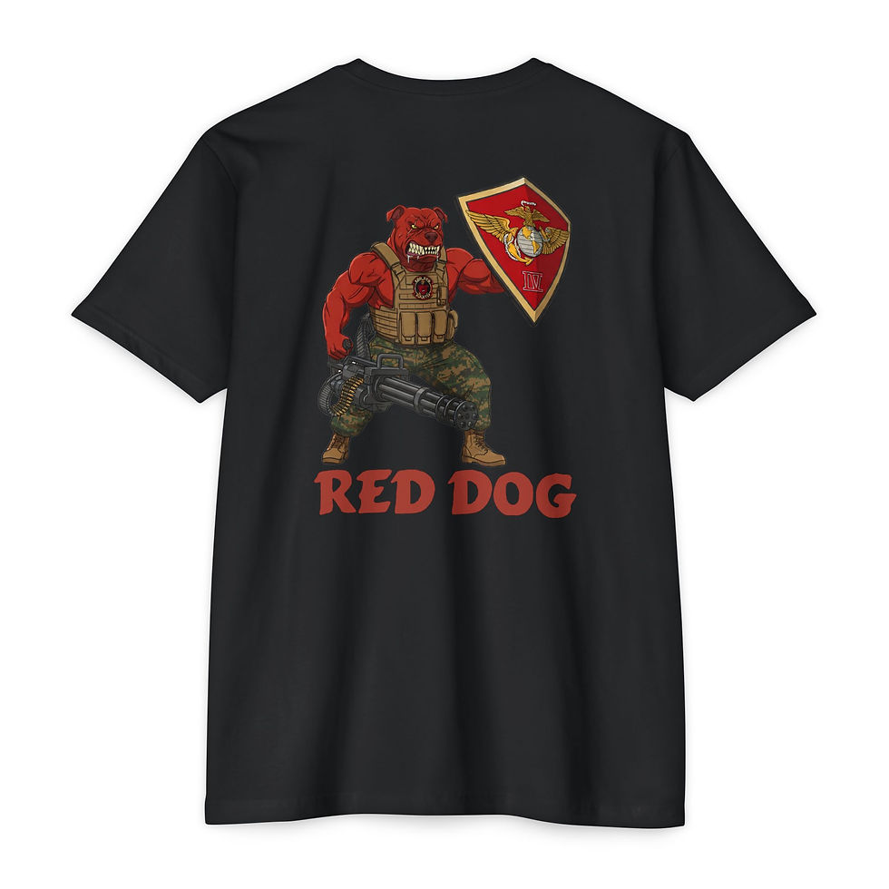 Thumbnail: RED DOG GUNNIN (HMLA-773), HMLA-773 CIGAR, Marine Corps T-Shirt
