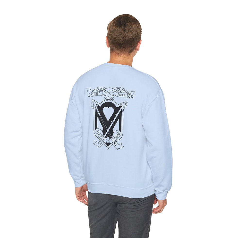 Thumbnail: 4TH MAR REG (4th Marine Regiment / 4th Marines TAC), USMC, Marine Corps Sweater