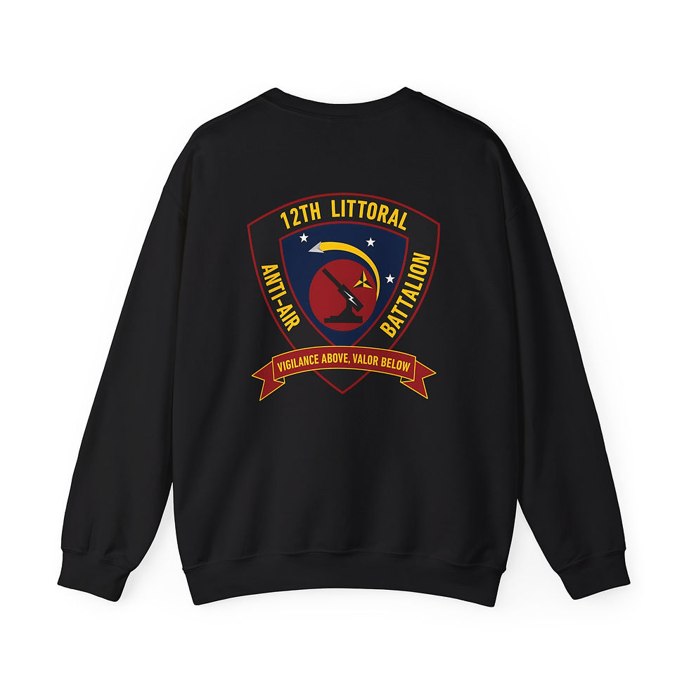 Thumbnail: 12TH LAAB (12th Littoral Anti-Air Battalion) USMC, Marine Corps Sweater