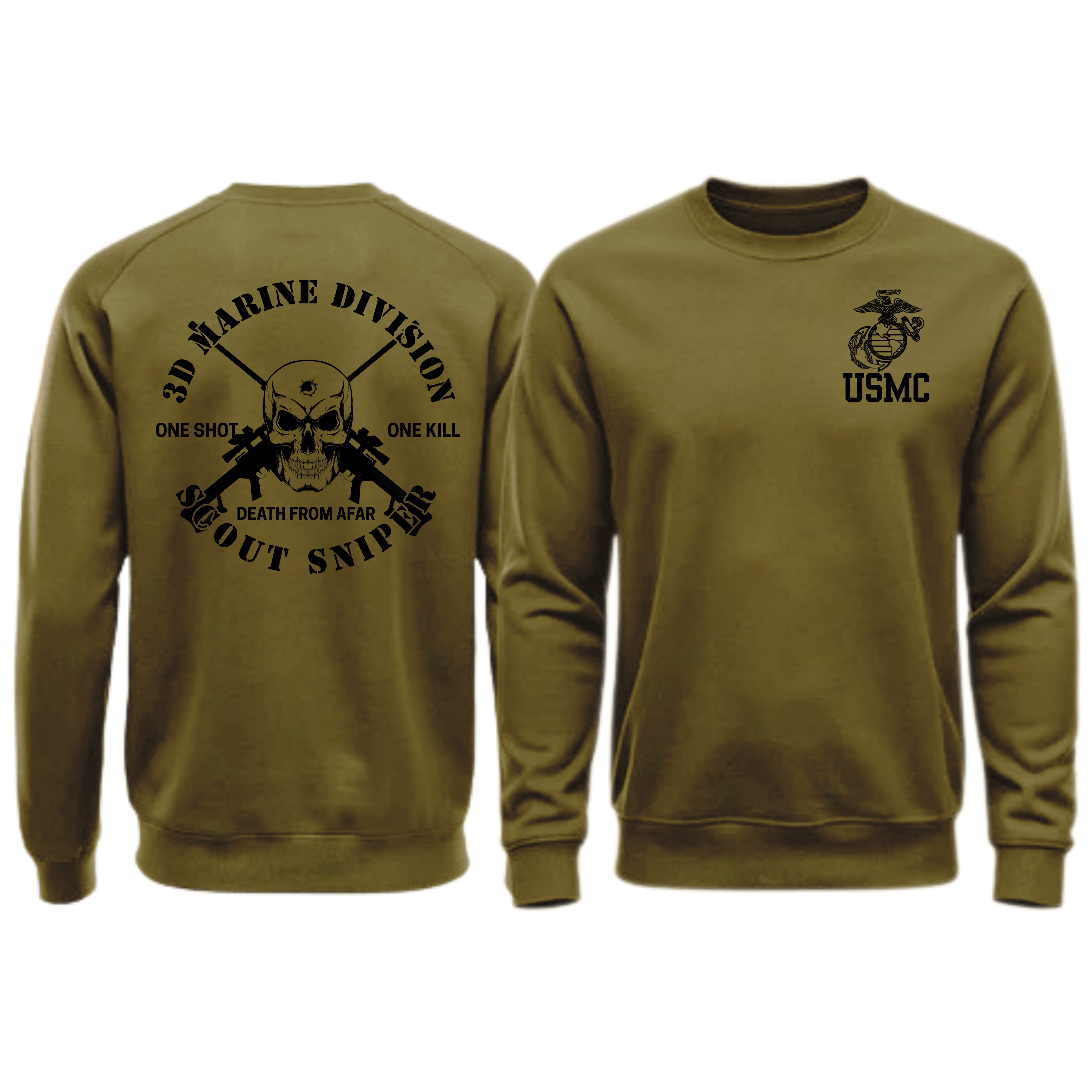 Scout Sniper Platoon (STA PLT/3d Mar Div), USMC, Marine Corps Sweater