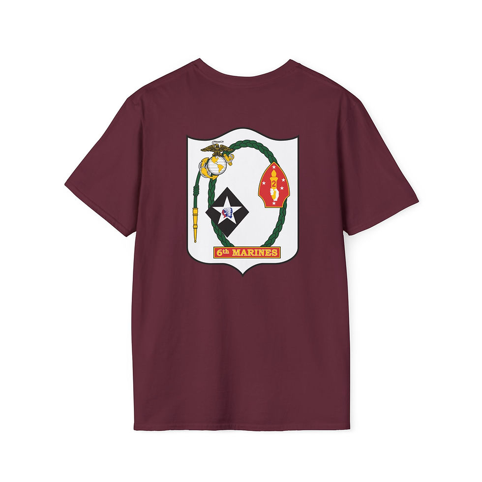 Thumbnail: 6th Mar Reg, 2d Mar Div, Marine Corps T-Shirt 