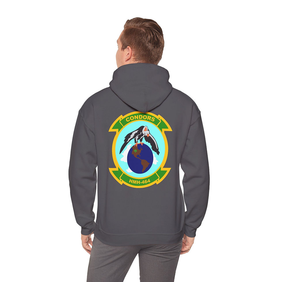 Thumbnail: HMH-464 (Marine Heavy Helicopter Squadron 464), 2ND MAW, Marine Corps Hoodie